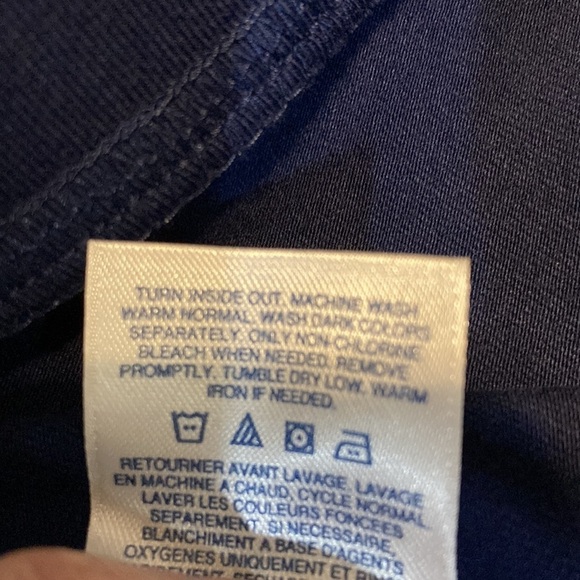 Lands’ End Mid-rise Starfish Leggings Navy XS/P (2-4) - Picture 10 of 16